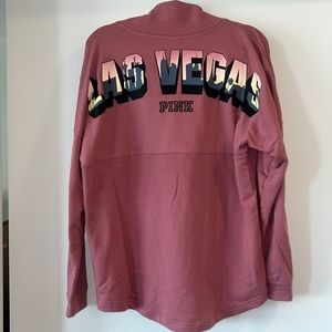 Victorias Secret Pink Las Vegas Lightweight Sweatshirt Sz M / Medium
